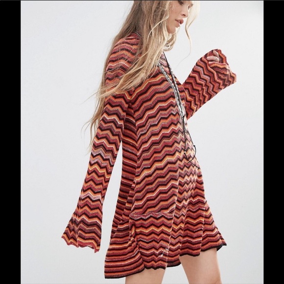 ⛔️SOLD⛔️Free People Ziggy Sweater Knit Tunic Dres - Picture 11 of 14
